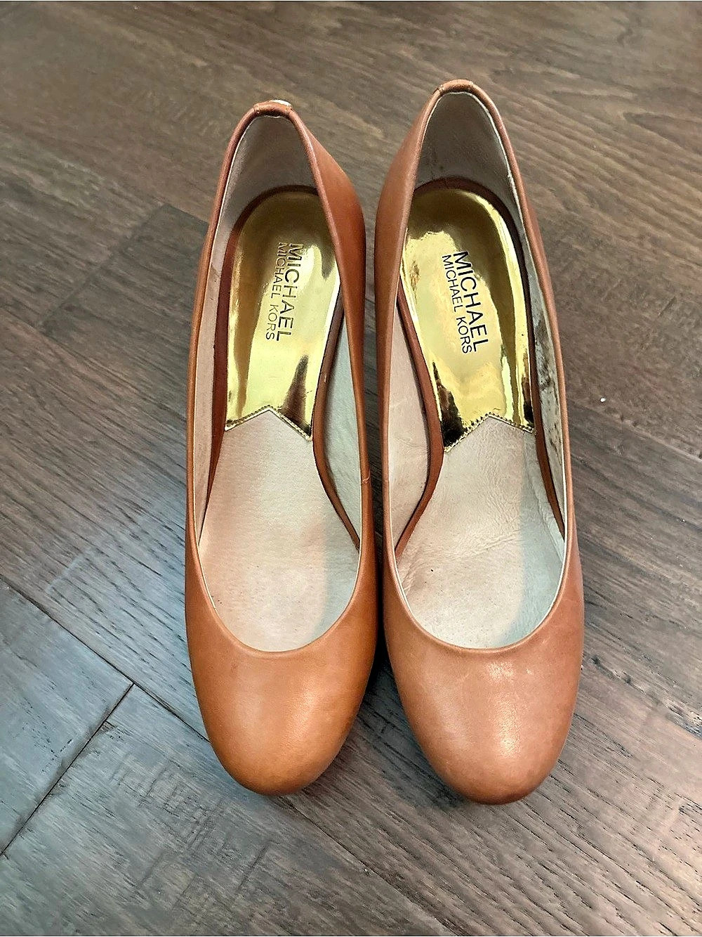 Michael Kors Brown Pointed Toe Pumps